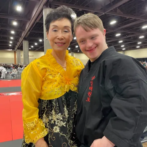 Special Abilities student with a Grand Master
