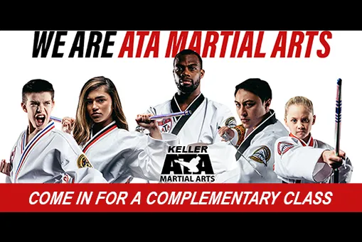 We are ATA Martial Arts — come in for a complimentary class